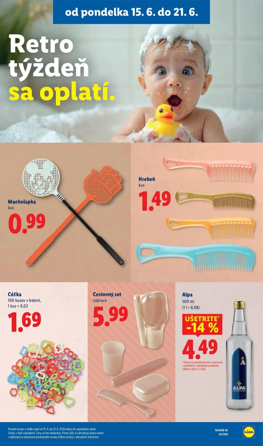 Lidl leták, strana 25 z 101 — Cestovný set