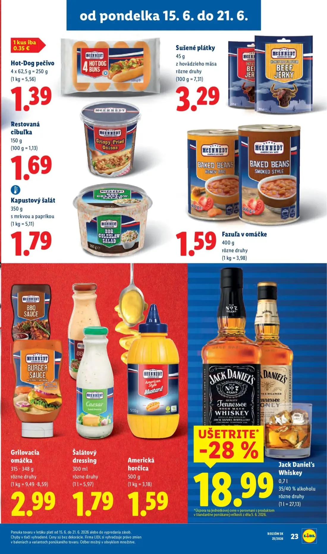Lidl leták, strana 29 z 101 — Hot-Dog pečivo, Sušené plátky, Restovaná cibuľka