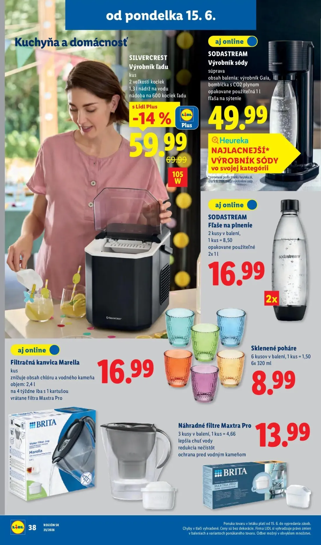 Lidl leták, strana 54 z 101 — Výrobník ľadu, Výrobník sódy, Fľaše na plnenie