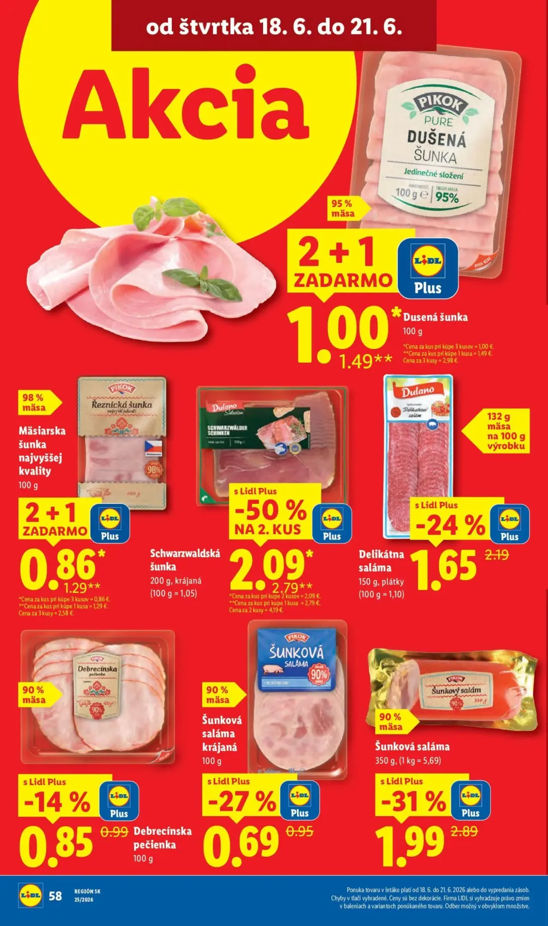 Lidl leták, strana 76 z 101 — Dusená šunka