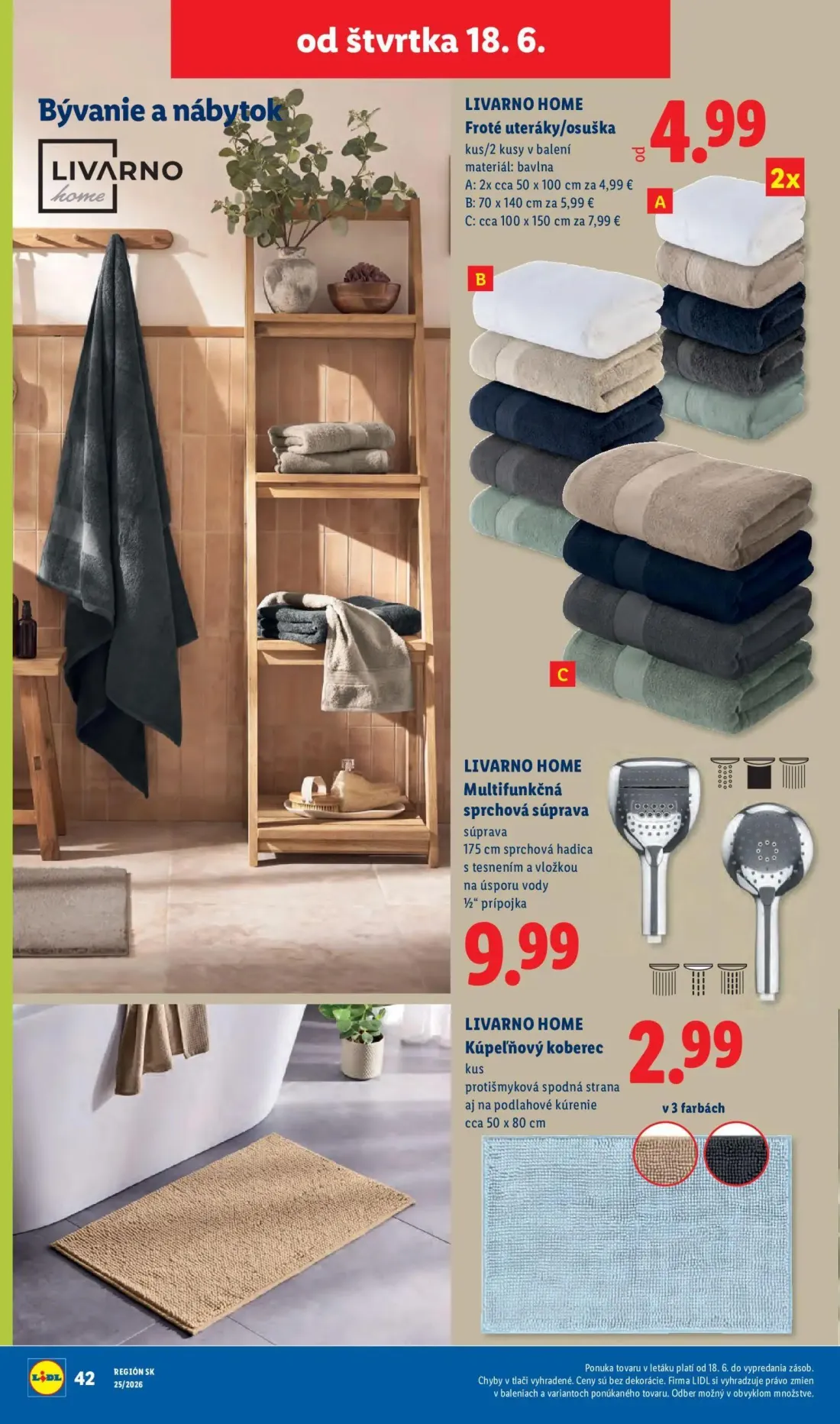 Lidl leták, strana 82 z 101 — Froté uteráky/osuška