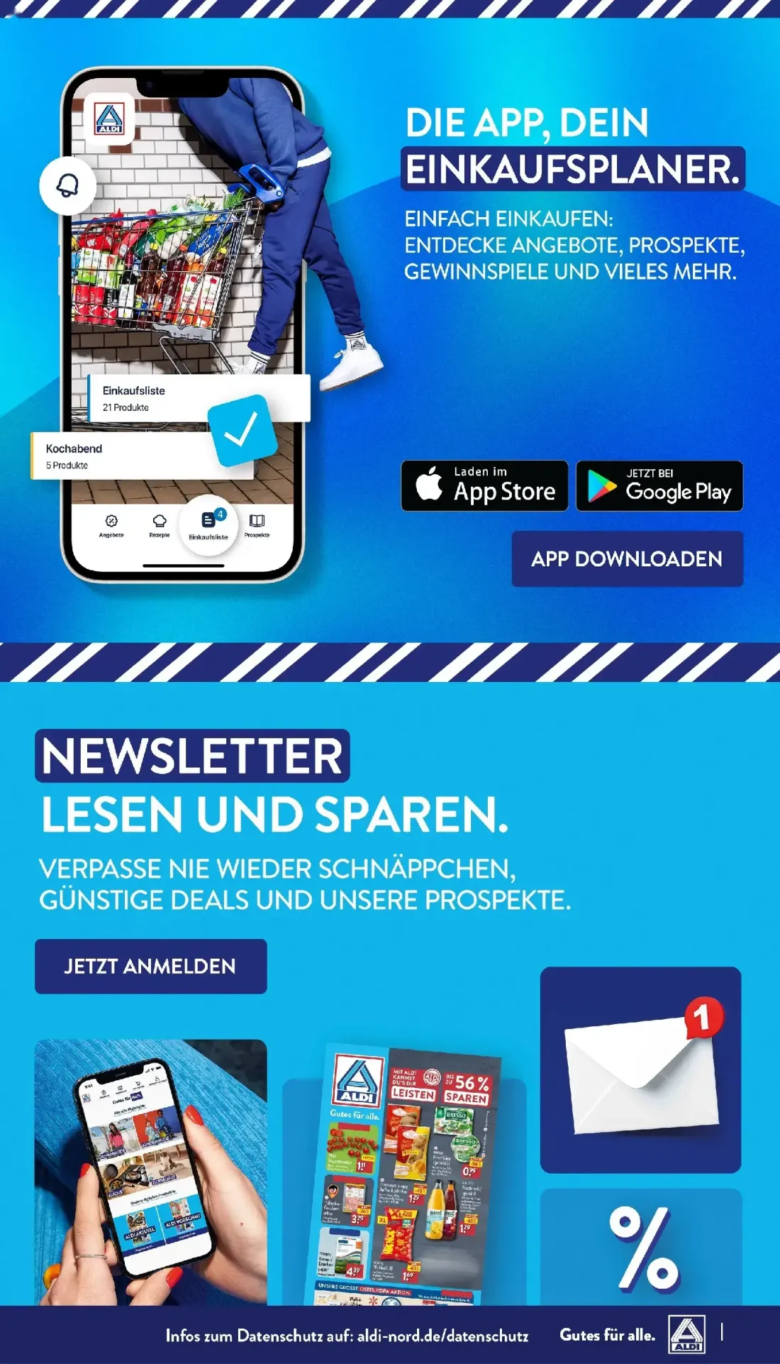 Aldi Nord Prospekt, Seite 39 von 43 — Rhabarber, Erdbeeren