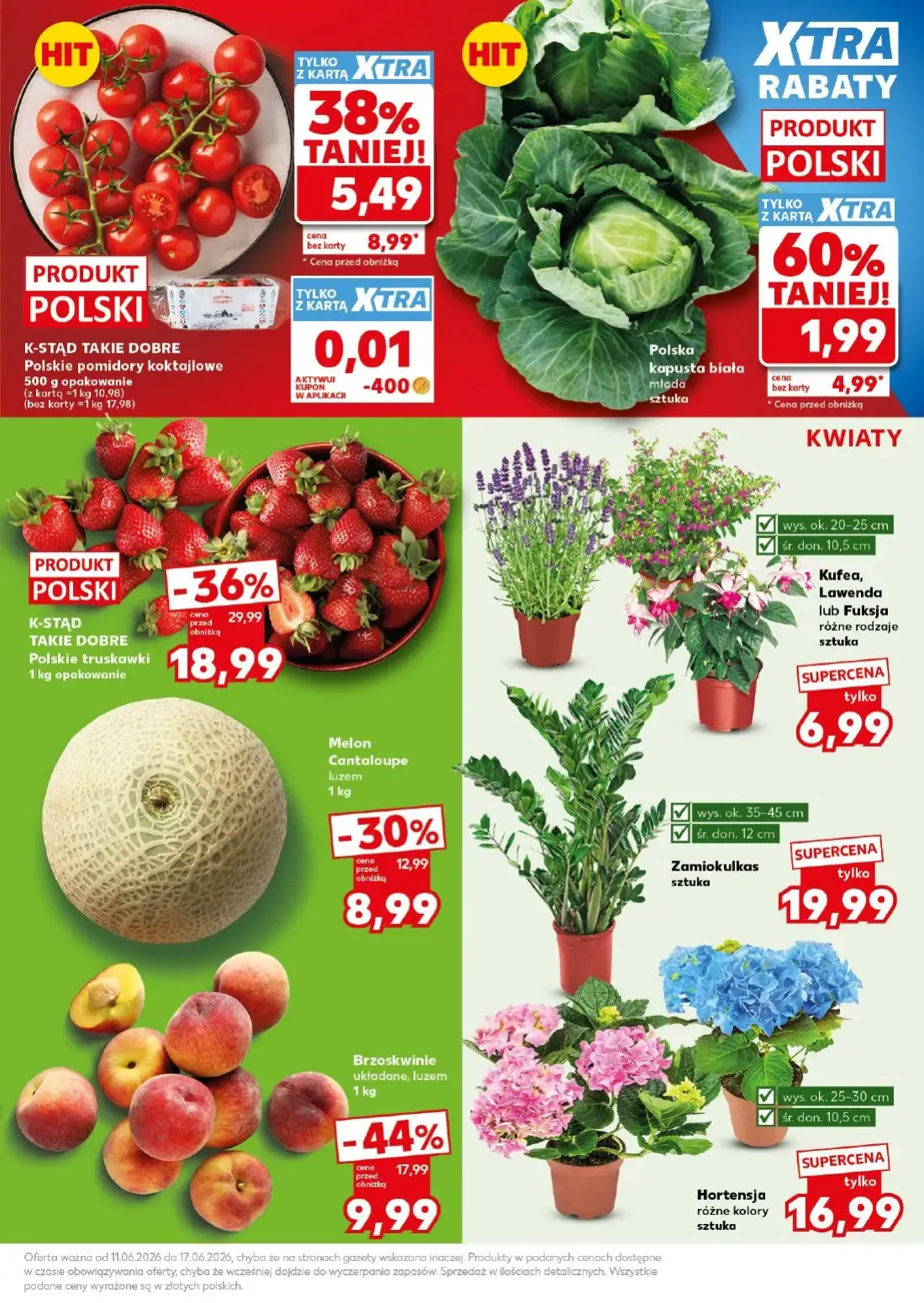 Kaufland gazetka, strona 7 z 30 — Polskie truskawki, Polska kapusta biała młoda, Polskie pomidory koktajlowe