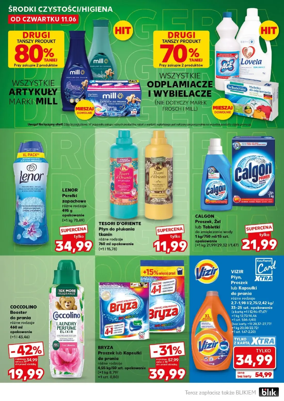 Kaufland gazetka, strona 24 z 30 — VIZIR Płyn, Proszek lub Kapsułki do prania, BRYZA Proszek lub Kapsułki do prania, COCCOLI…