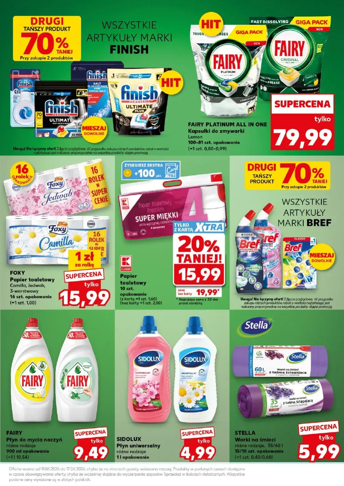 Kaufland gazetka, strona 25 z 30 — Papier toaletowy, FAIRY PLATINUM ALL IN ONE Kapsułki do zmywarki Lemon, Papier toaletowy …