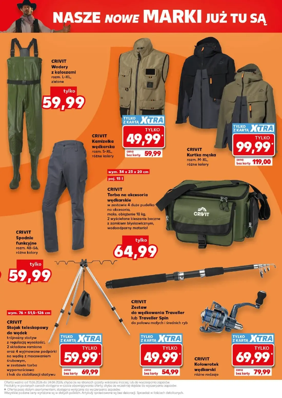 Kaufland gazetka, strona 29 z 30 — Kurtka męska, Kamizelka wędkarska, Stojak teleskopowy do wędek