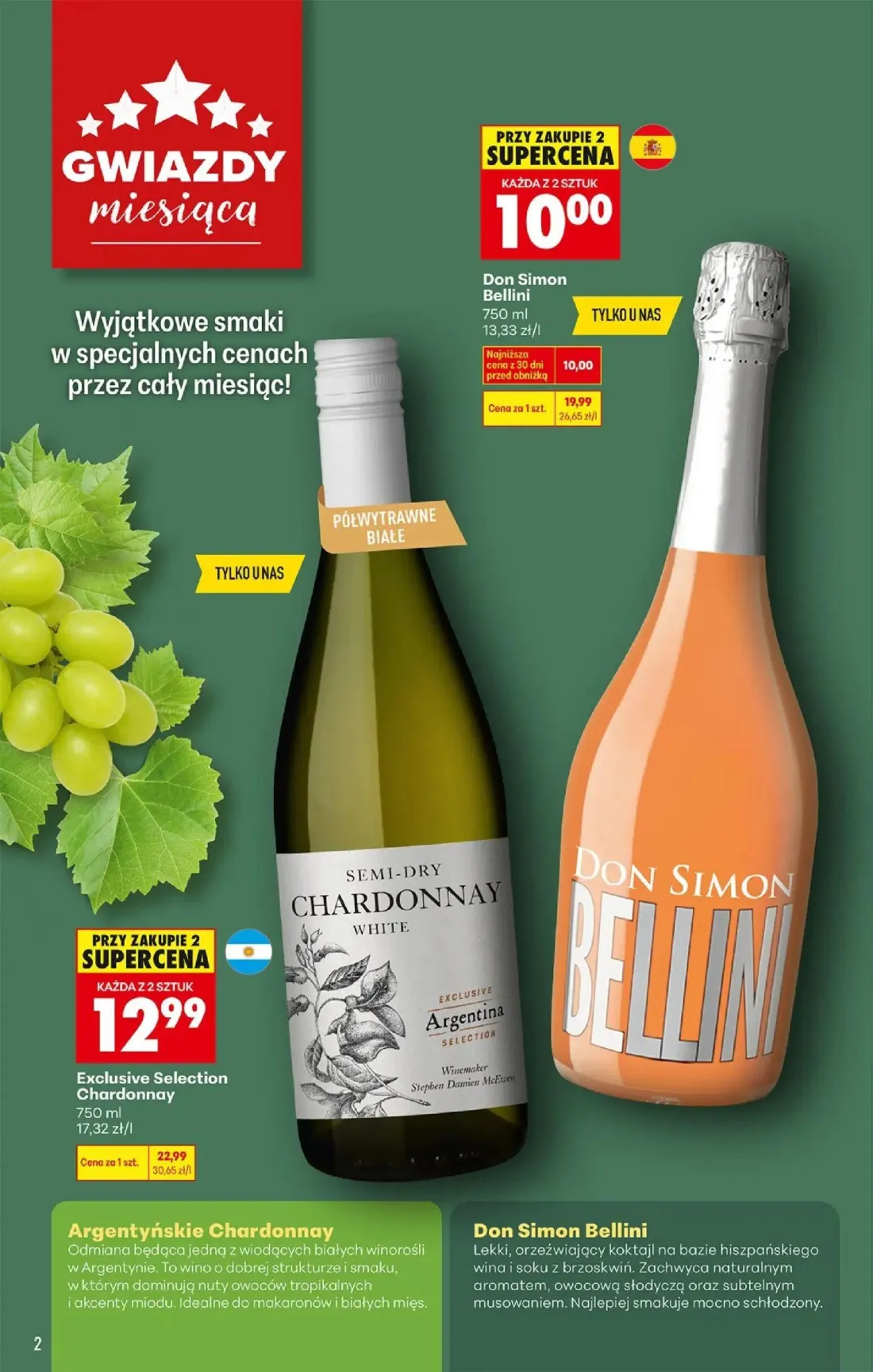 Biedronka gazetka, strona 4 z 39 — Exclusive Selection Chardonnay
