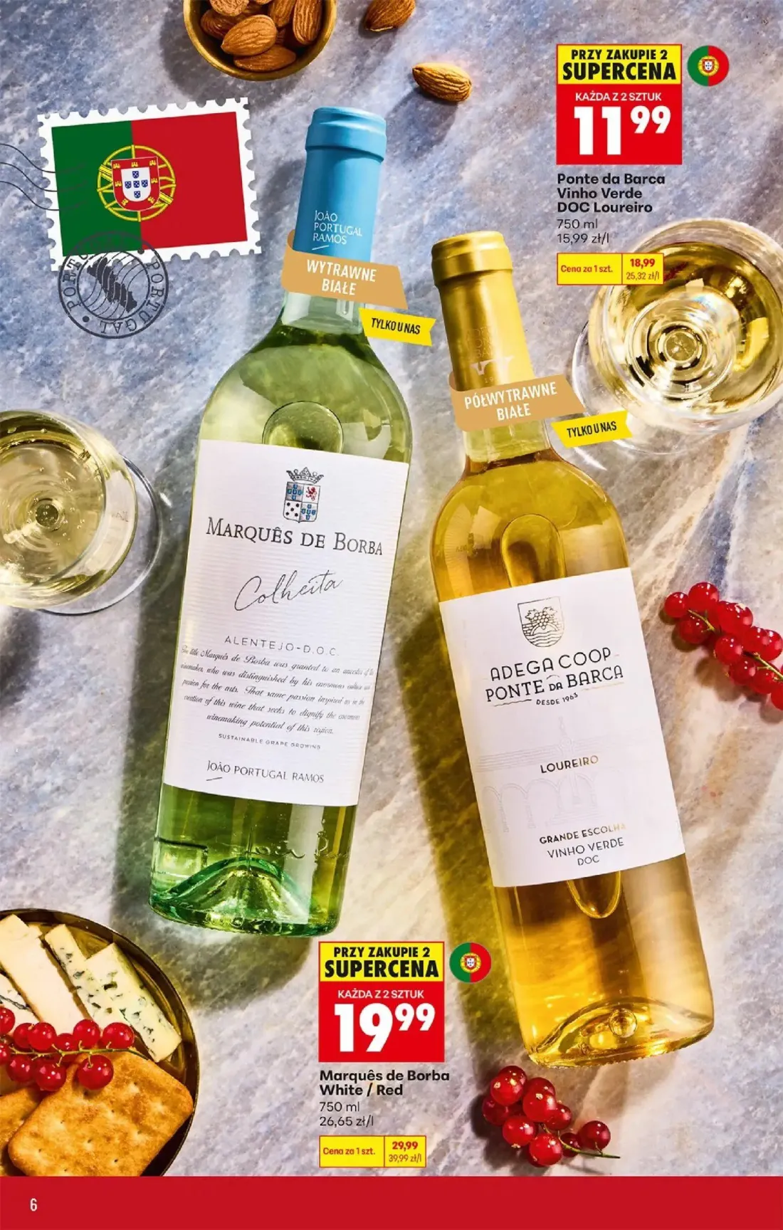 Biedronka gazetka, strona 8 z 39 — Ponte da Barca Vinho Verde DOC Loureiro