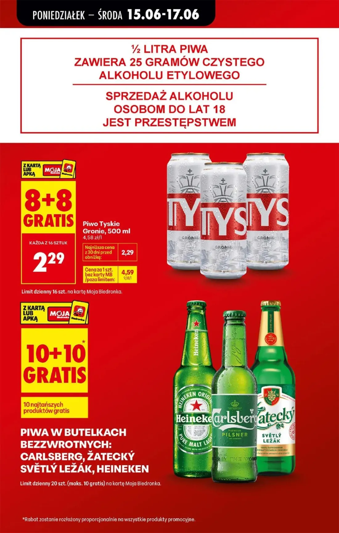 Biedronka gazetka, strona 19 z 87 — Piwo Tyskie Gronie