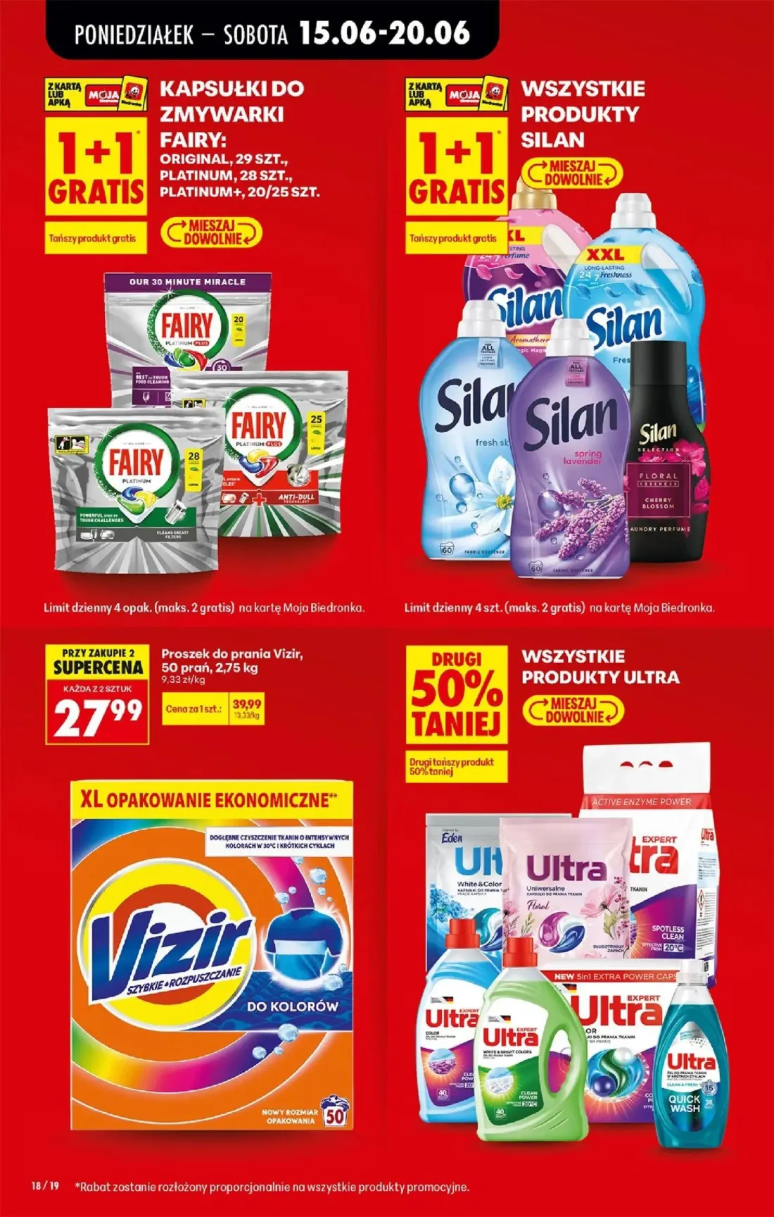 Biedronka gazetka, strona 22 z 87 — Proszek do prania Vizir