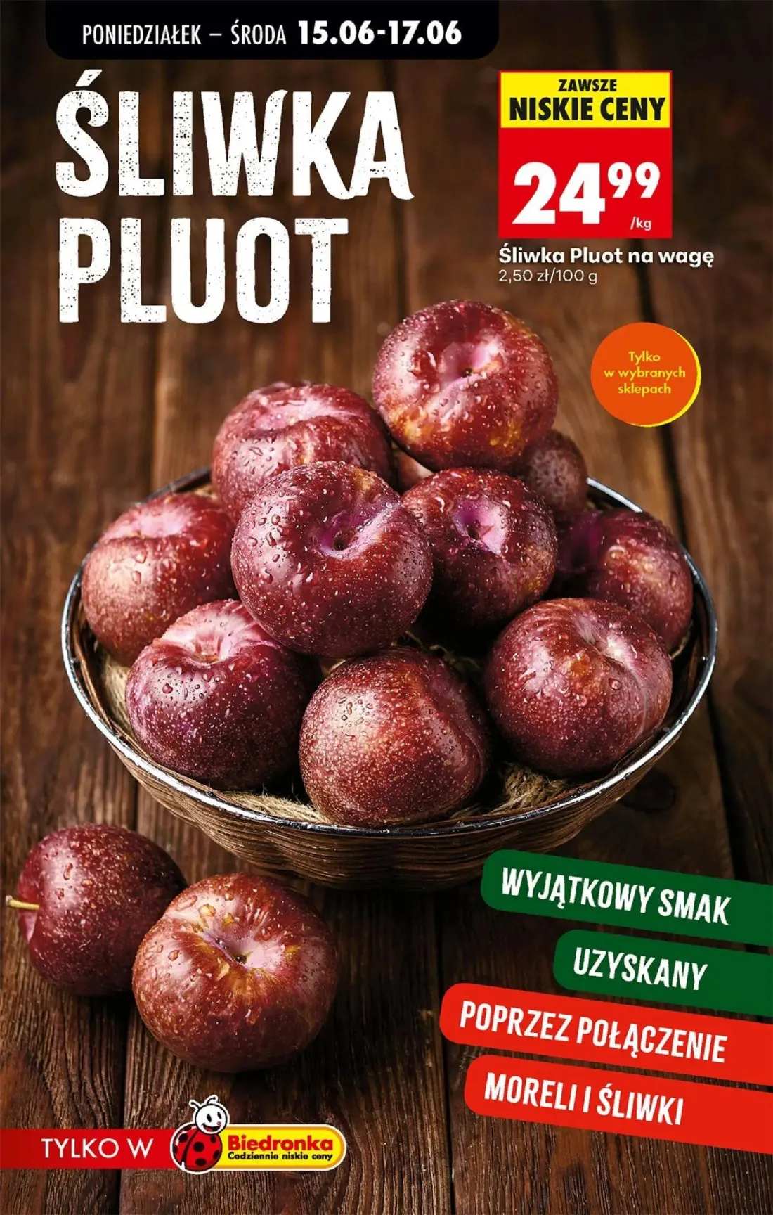 Biedronka gazetka, strona 30 z 87 — Śliwka Pluot na wagę