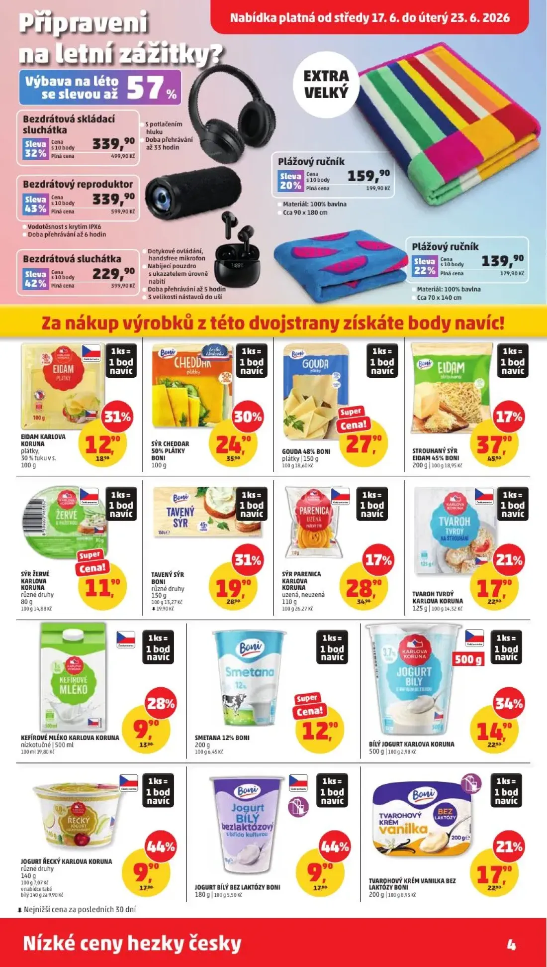 PENNY leták, strana 4 z 35 — BÍLÝ JOGURT KARLOVA KORUNA