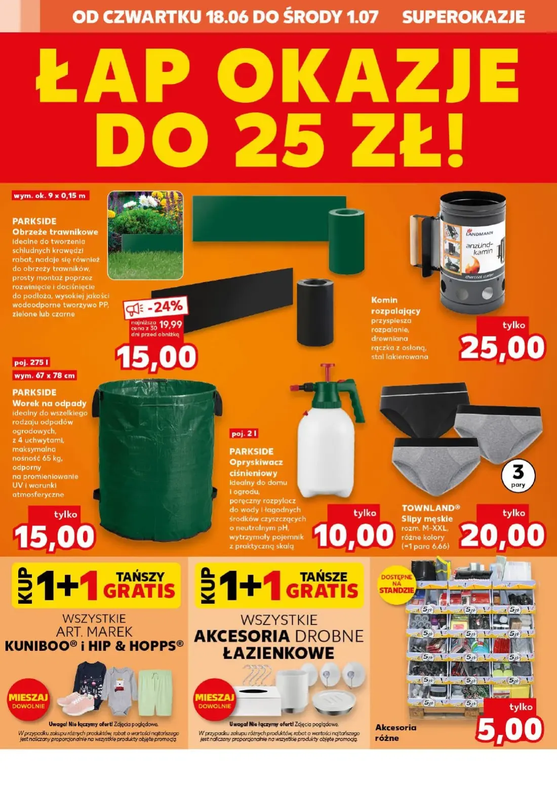 Kaufland gazetka, strona 14 z 20 — PARKSIDE Obrzeże trawnikowe, Komin rozpalający, PARKSIDE Worek na odpady