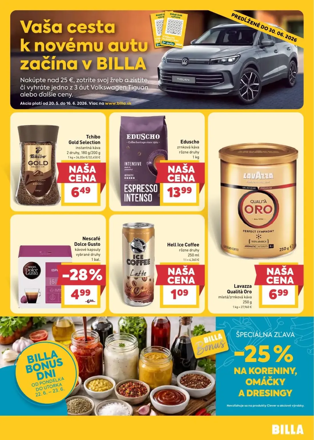 Billa leták, strana 17 z 28 — Nescafé Dolce Gusto kávové kapsuly, Tchibo Gold Selection, Eduscho zrnková káva