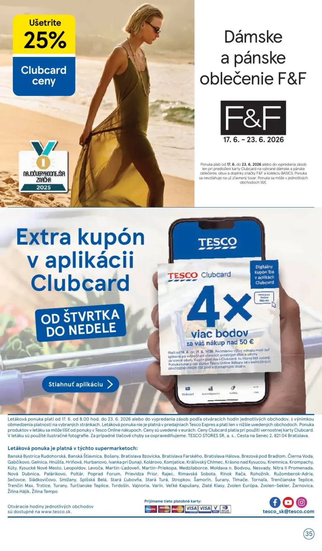 Tesco Supermarket leták, strana 35 z 37