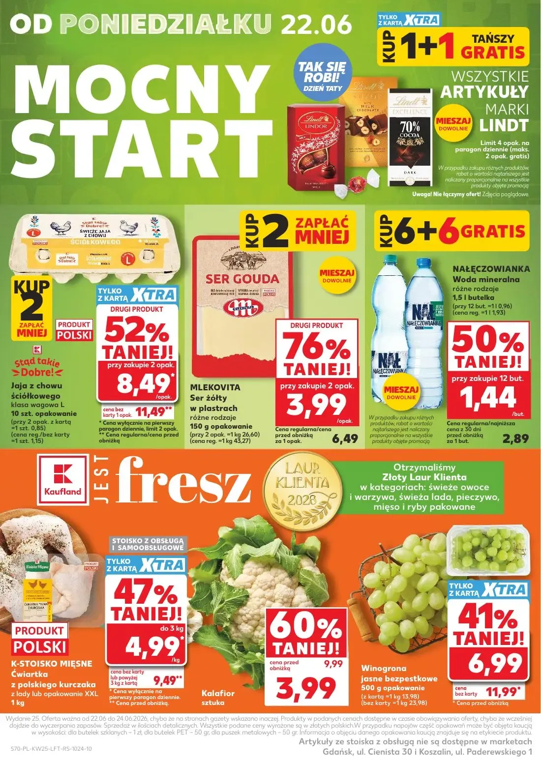 Kaufland gazetka, strona 70 z 70 — Kalafior, Winogrona jasne bezpestkowe