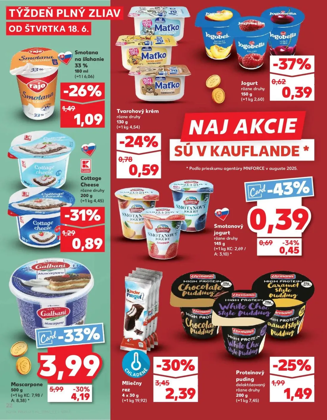 Kaufland leták, strana 22 z 84 — Cottage Cheese