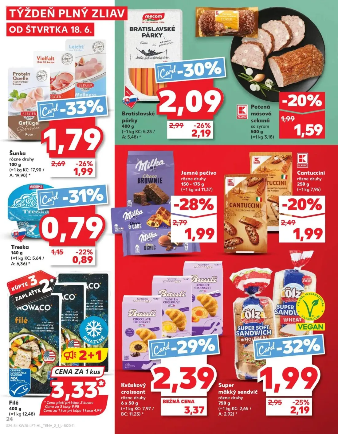 Kaufland leták, strana 24 z 84 — Jemné pečivo