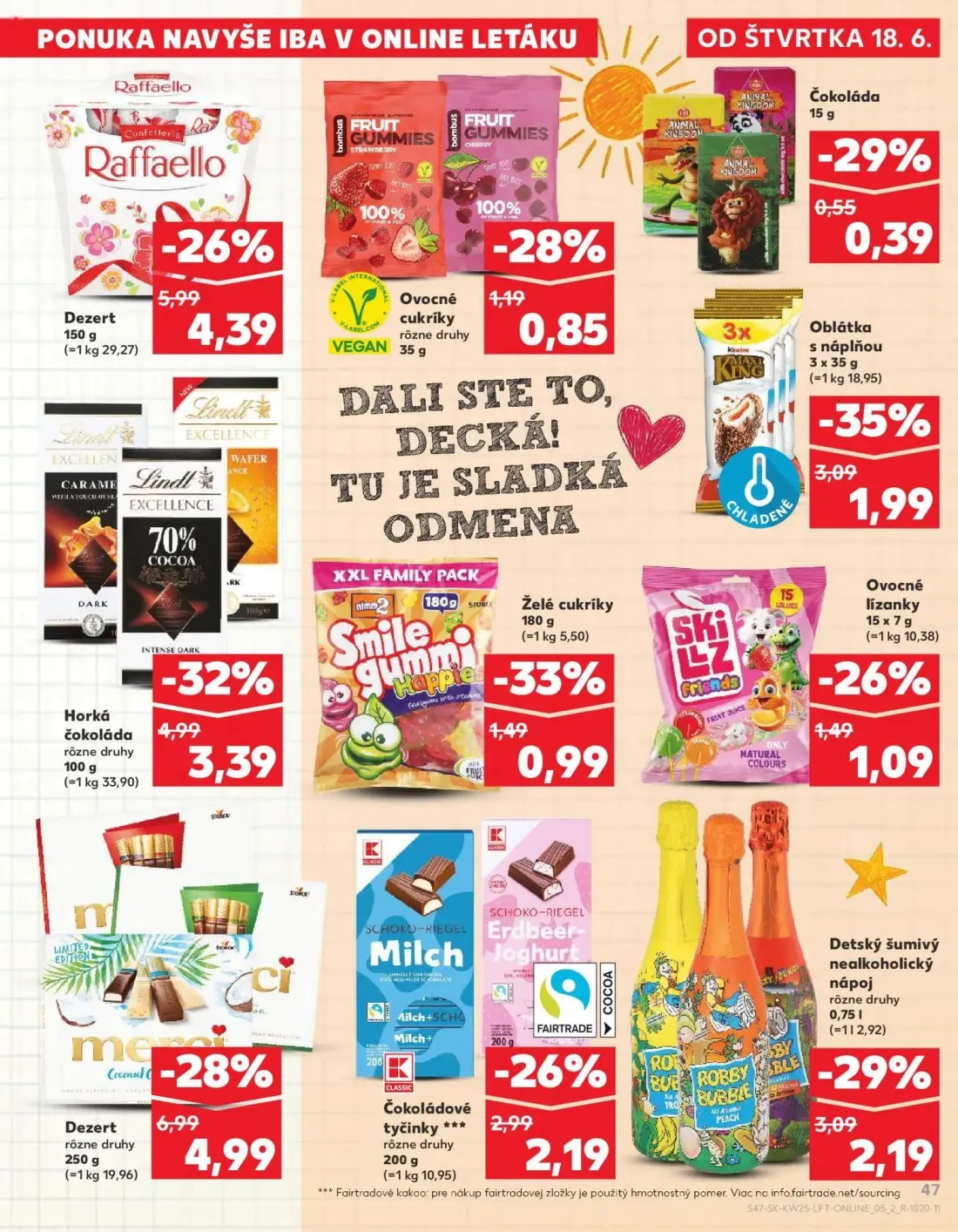 Kaufland leták, strana 47 z 84 — Oblátka s náplňou