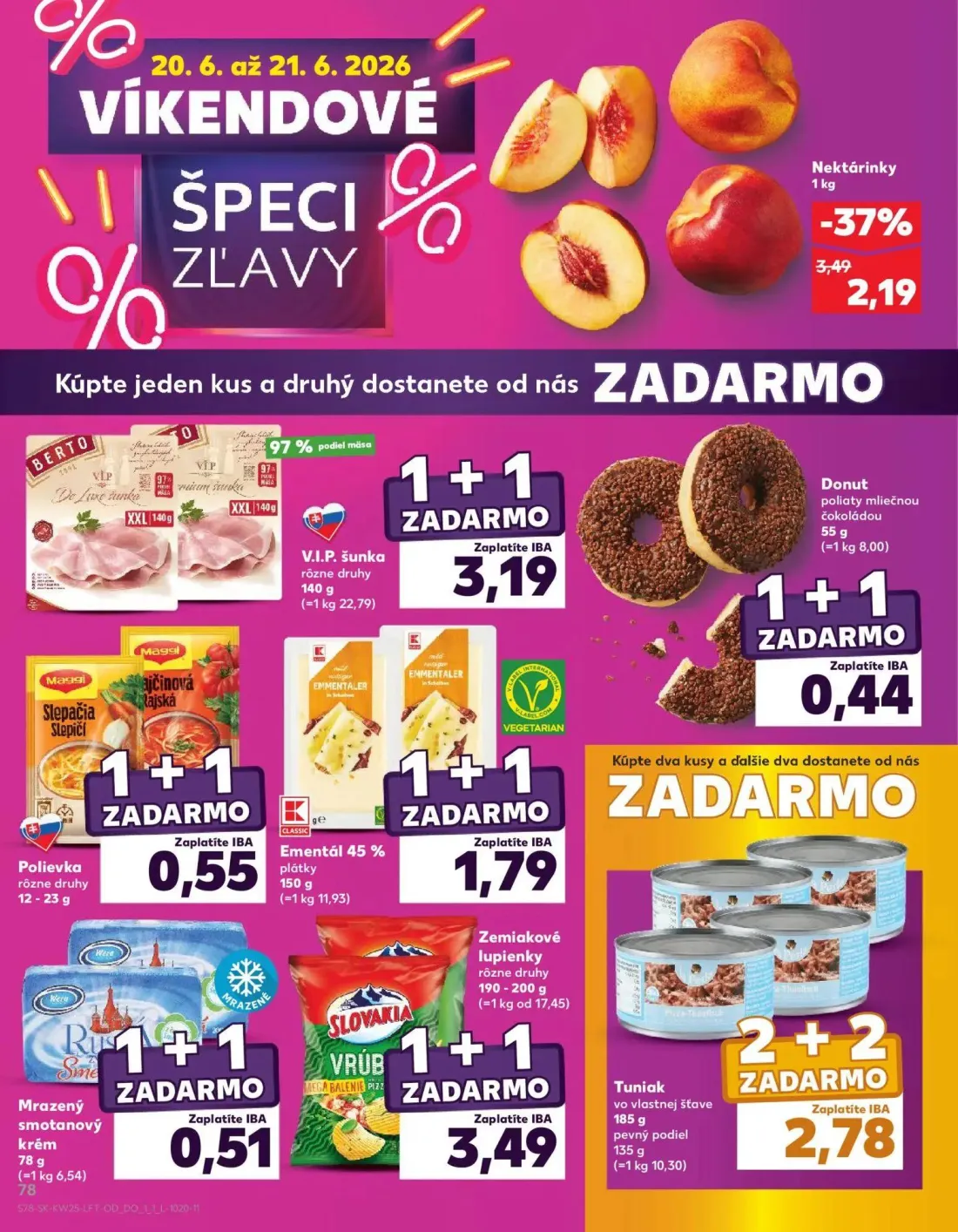 Kaufland leták, strana 78 z 84 — Nektárinky