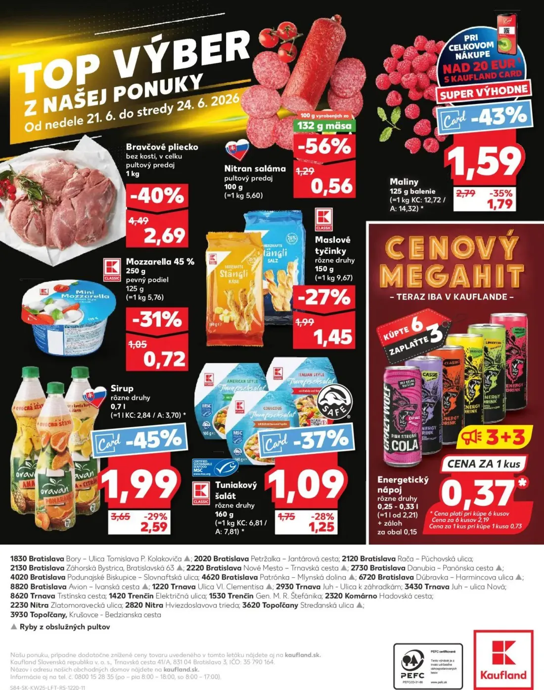 Kaufland leták, strana 84 z 84 — Maliny