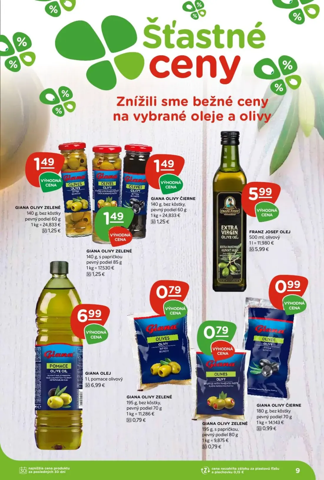 Terno leták, strana 9 z 28 — GIANA OLEJ