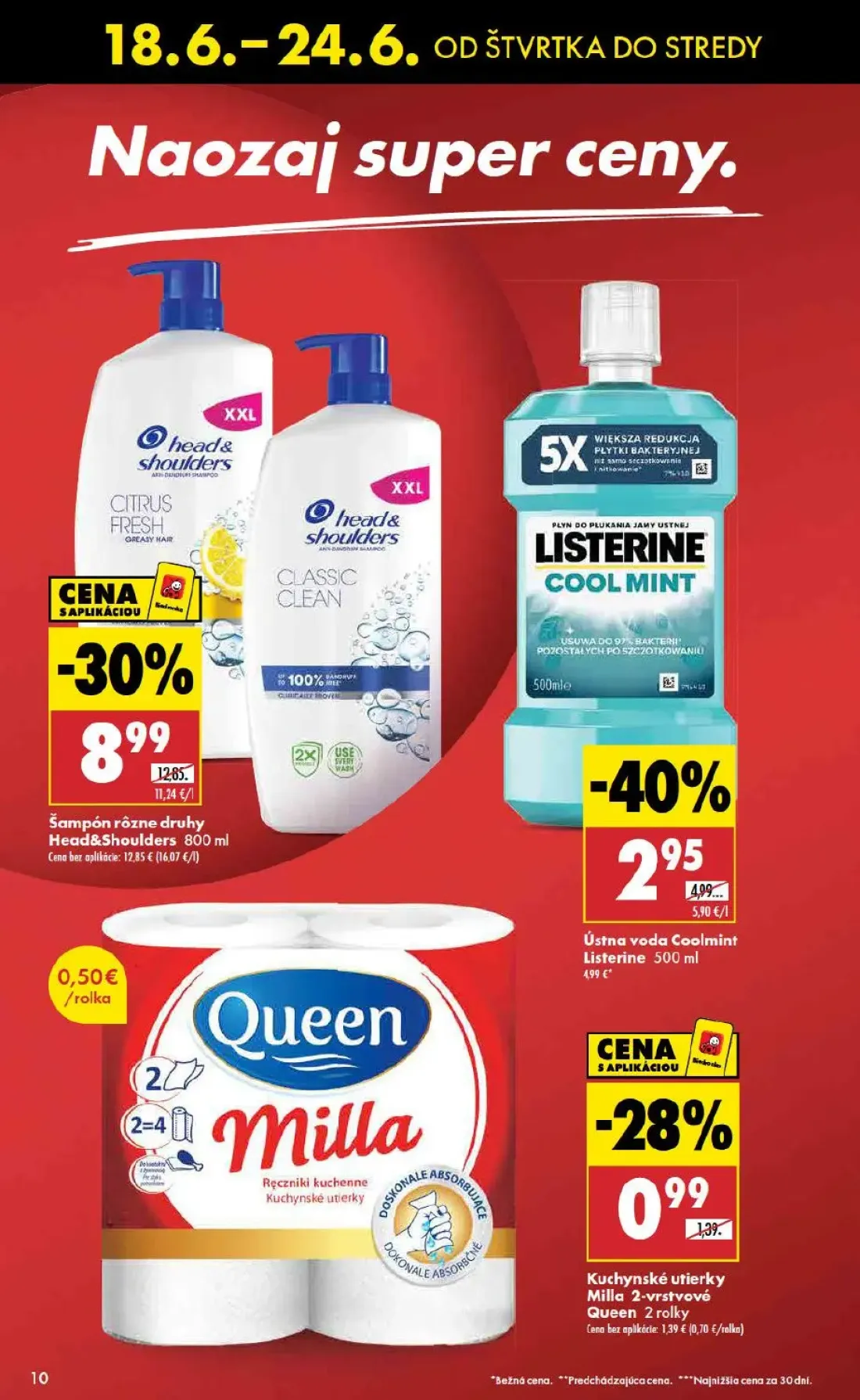Biedronka leták, strana 10 z 48 — Šampón rôzne druhy Head&Shoulders