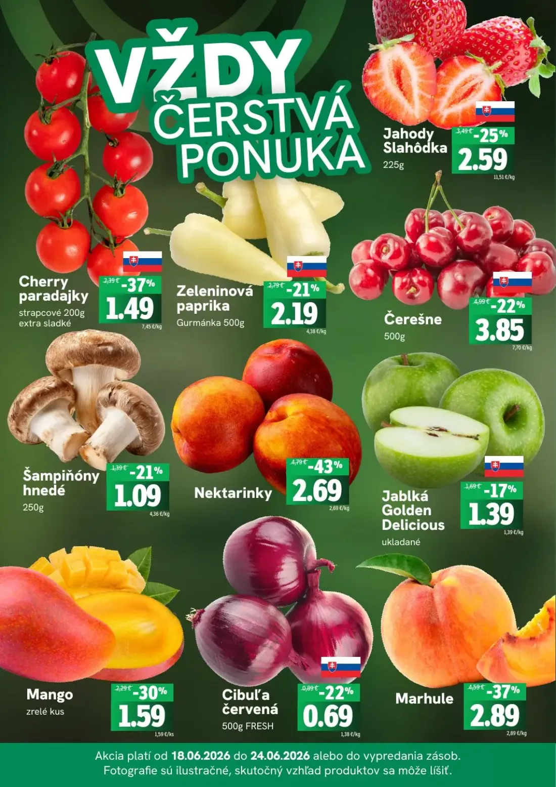 Fresh leták, strana 3 z 4 — Nektarinky, Marhule, Čerešne