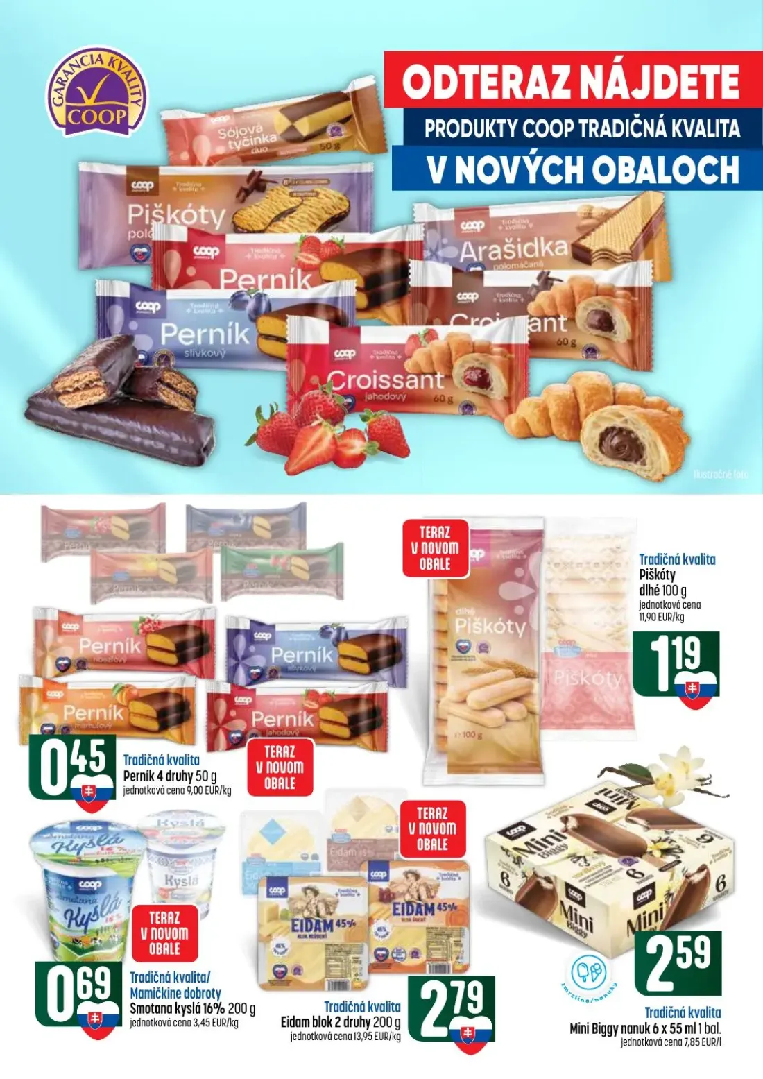 Coop Tempo leták, strana 3 z 64 — Mini Biggy nanuk
