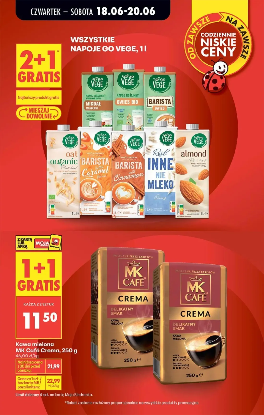 Biedronka gazetka, strona 7 z 87 — Kawa mielona MK Café Crema