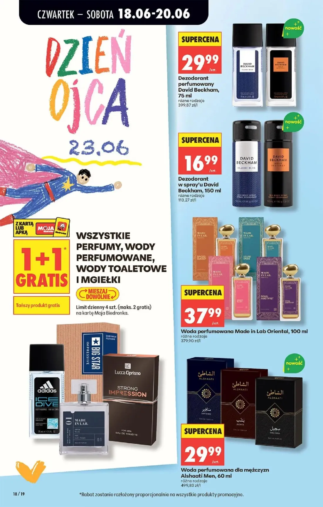 Biedronka gazetka, strona 20 z 87 — Dezodorant perfumowany David Beckham, Dezodorant w spray'u David Beckham, Woda perfumowa…