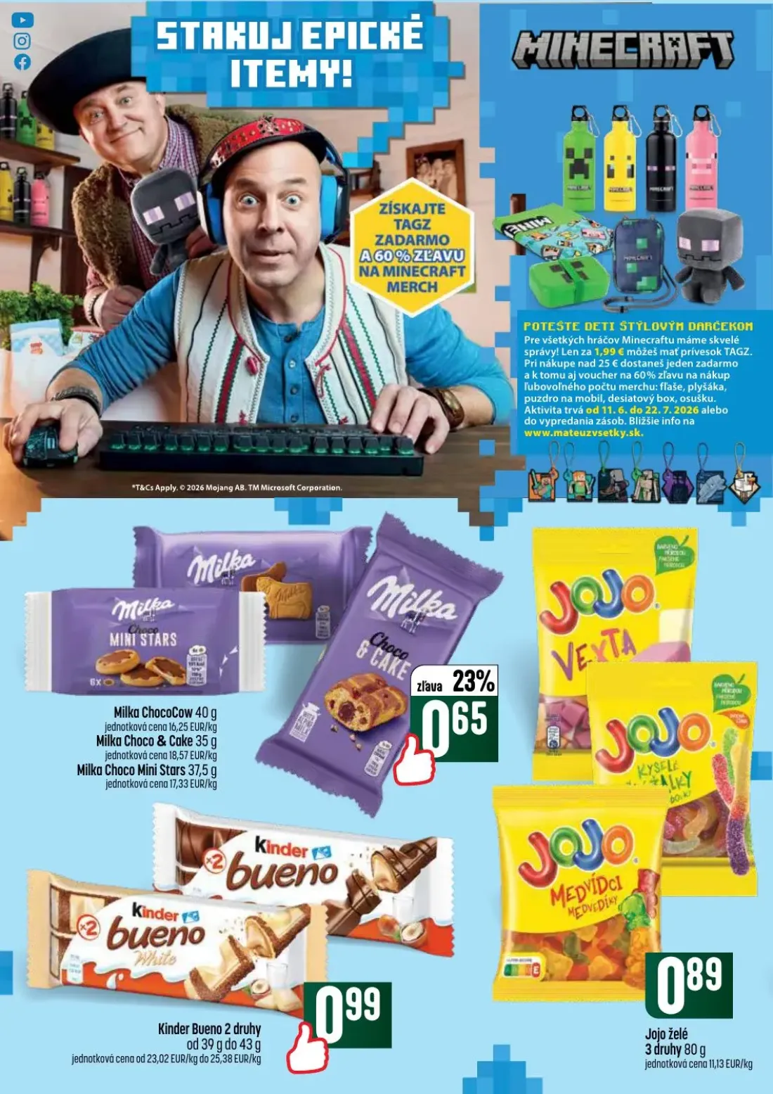 Coop Tempo leták, strana 38 z 64 — Milka ChocoCow, Milka Choco & Cake, Milka Choco Mini Stars