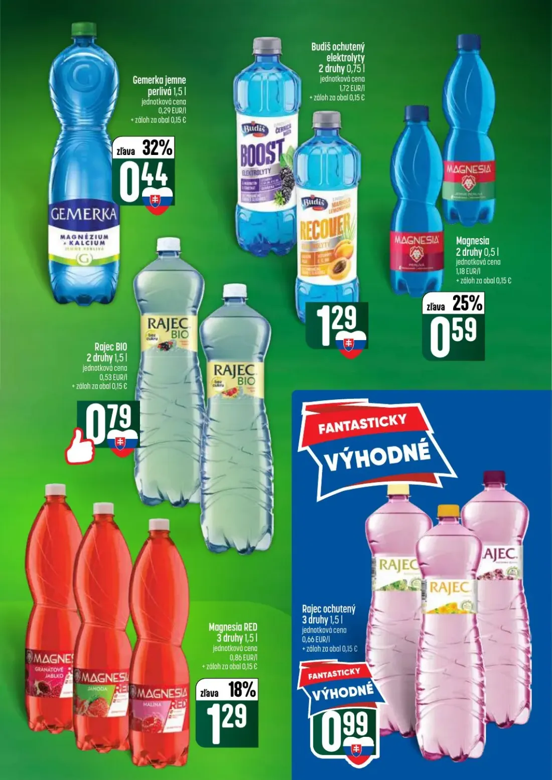 Coop Tempo leták, strana 47 z 64 — Gemerka jemne perlivá, Budiš ochutený elektrolyty, Magnesia