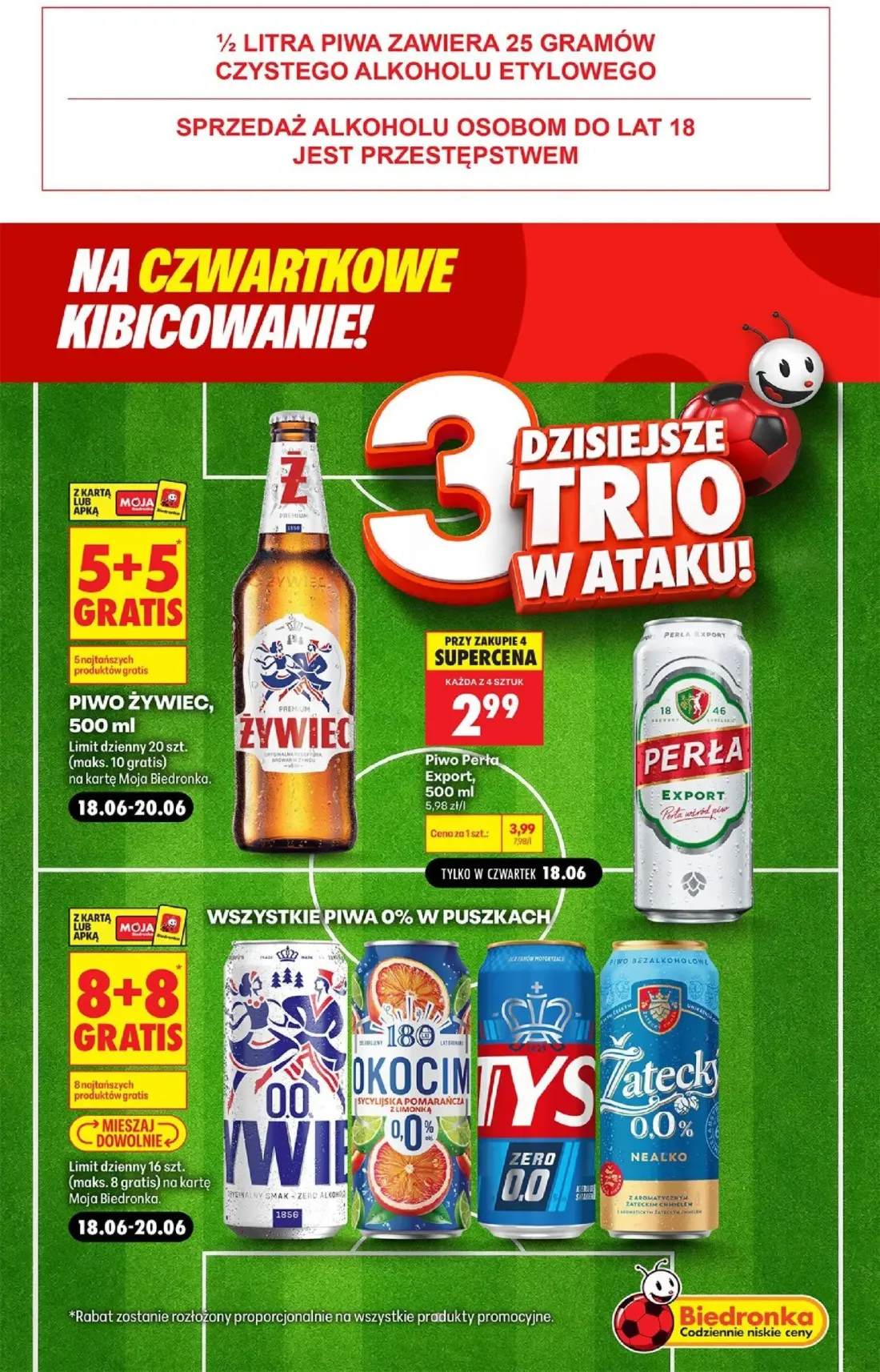 Biedronka gazetka, strona 3 z 4 — Piwo Perła Export