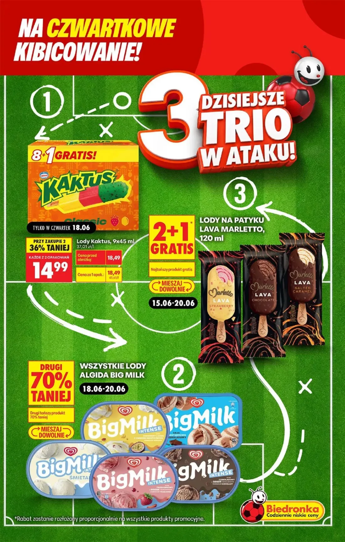 Biedronka gazetka, strona 4 z 4 — Lody Kaktus