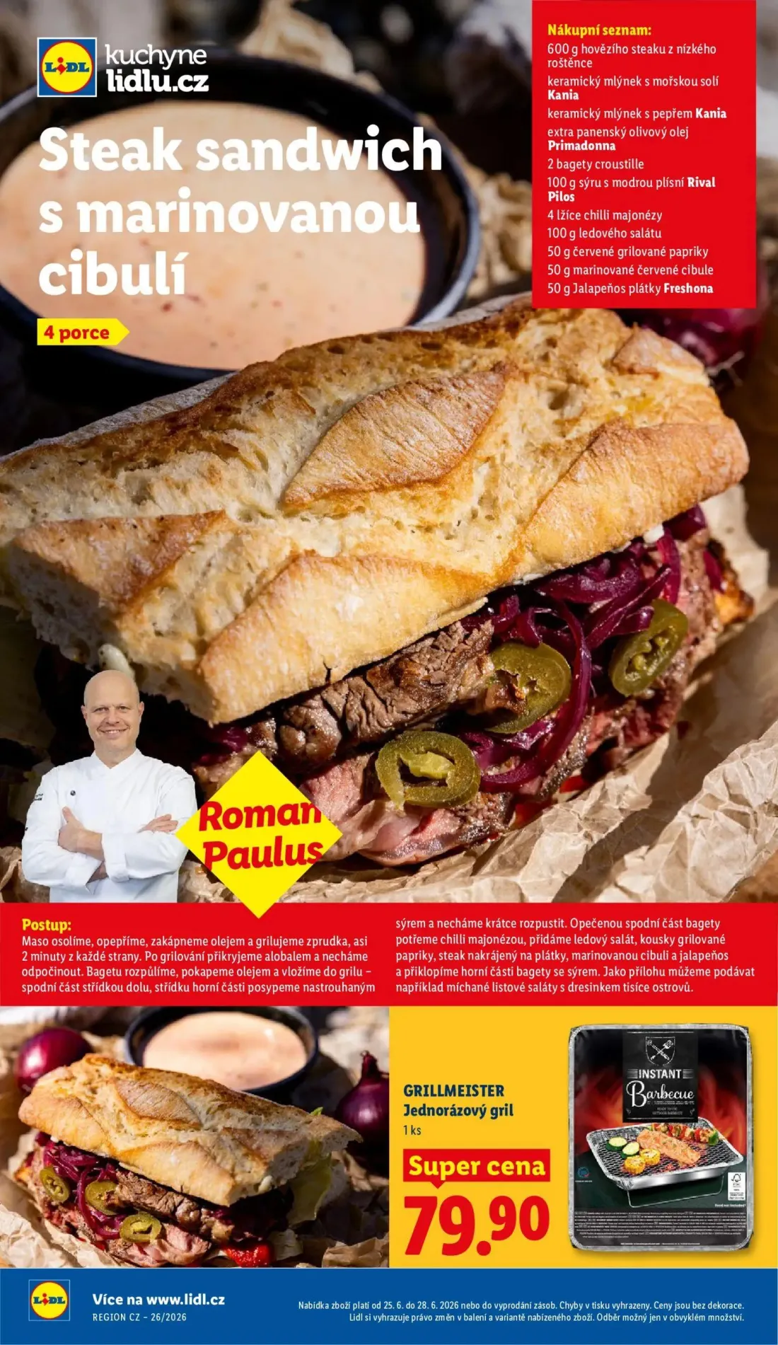 Lidl leták, strana 31 z 61 — Jednorázový gril