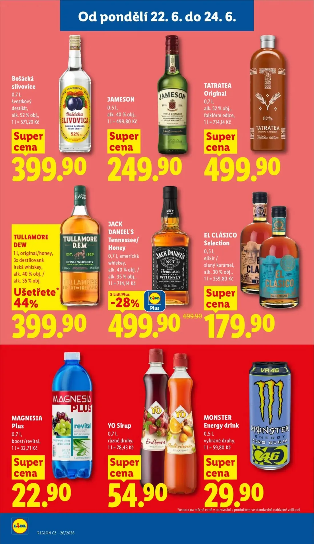 Lidl leták, strana 22 z 53 — MONSTER Energy drink