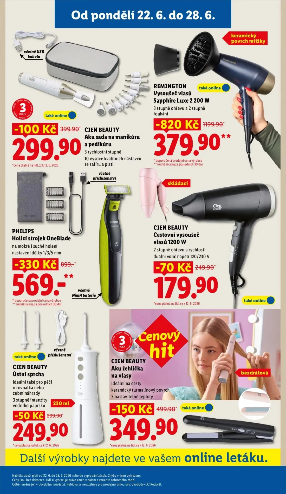 Lidl leták, strana 37 z 53 — CIEN BEAUTY Aku sada na manikúru a pedikúru