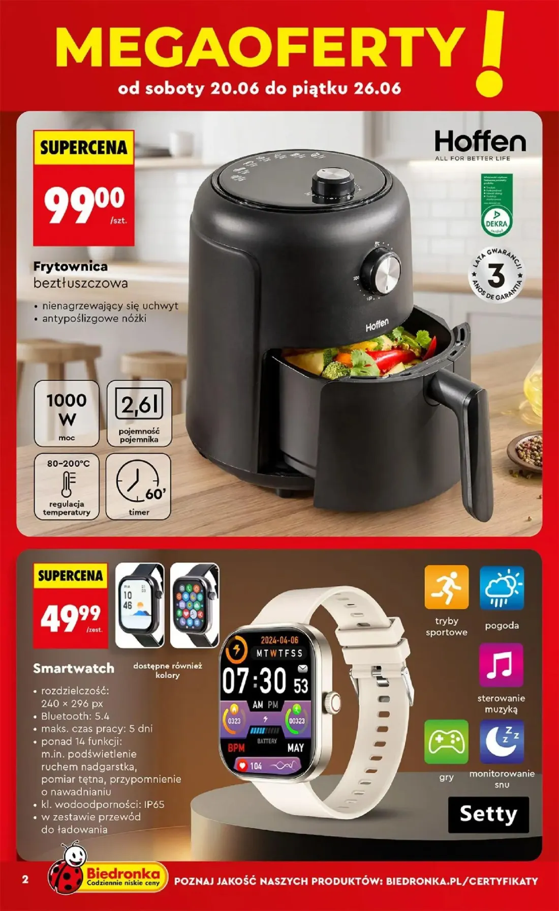 Biedronka gazetka, strona 4 z 46 — Smartwatch