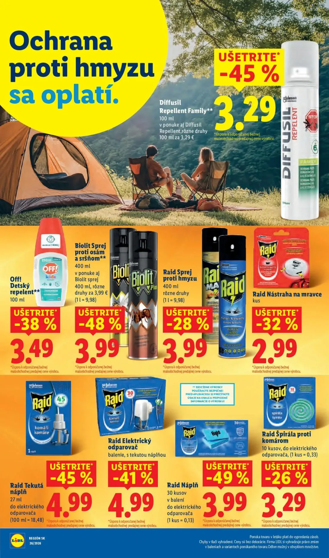 Lidl leták, strana 67 z 99 — Raid Špirála proti komárom