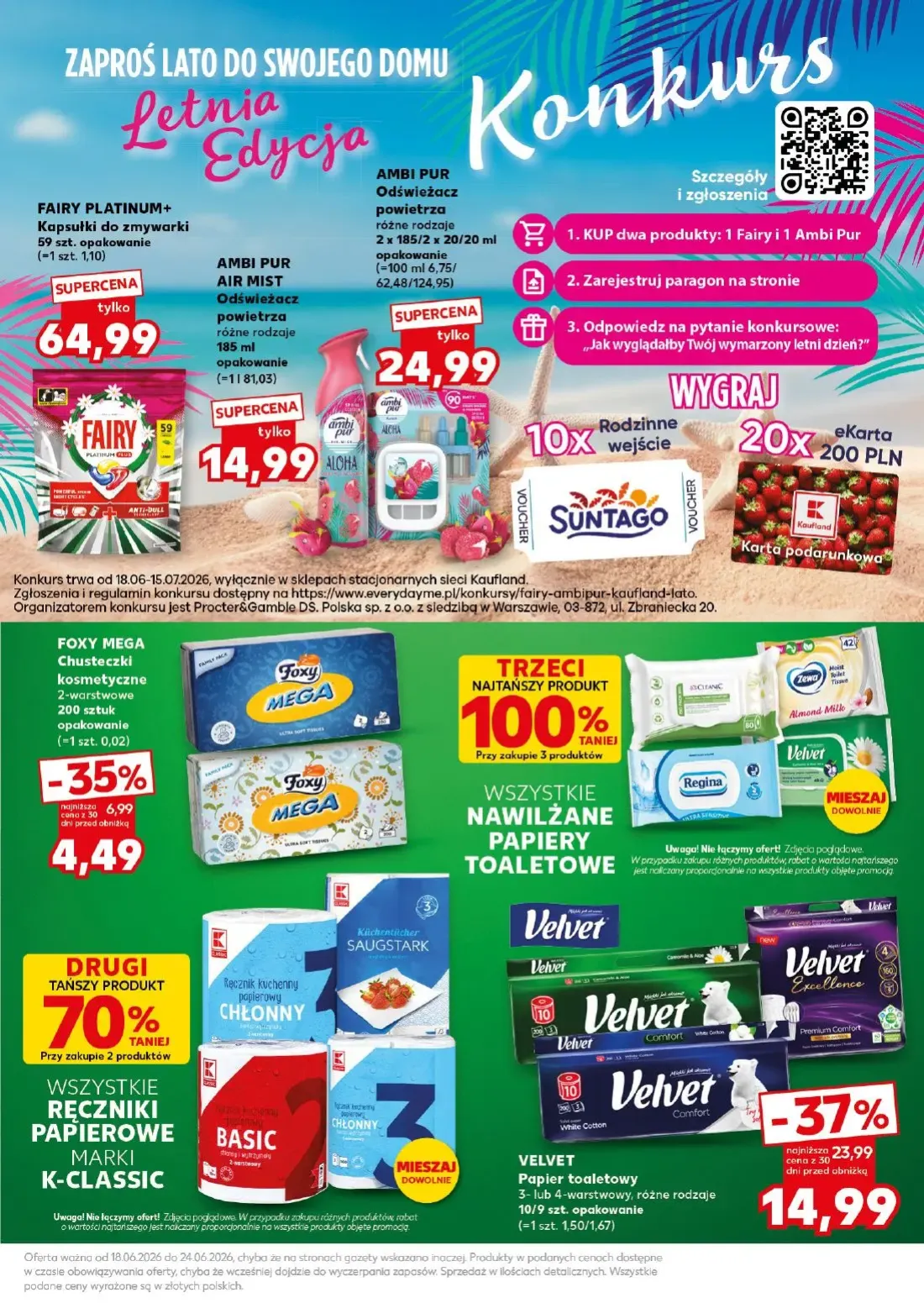 Kaufland gazetka, strona 27 z 32 — FAIRY PLATINUM+ Kapsułki do zmywarki, AMBI PUR AIR MIST Odświeżacz powietrza, AMBI PUR Od…