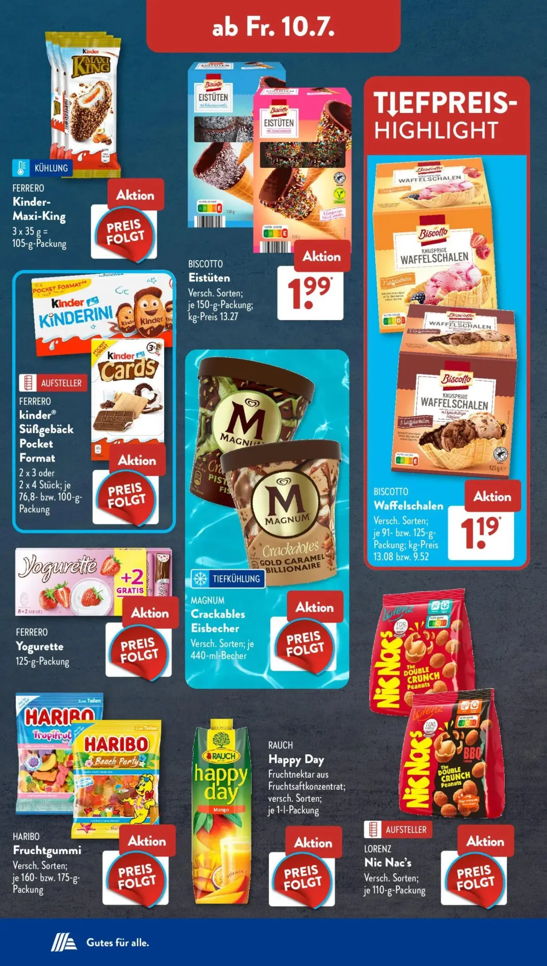 Aldi Süd Prospekt, Seite 13 von 24 — BISCOTTO Eistüten, BISCOTTO Waffelschalen