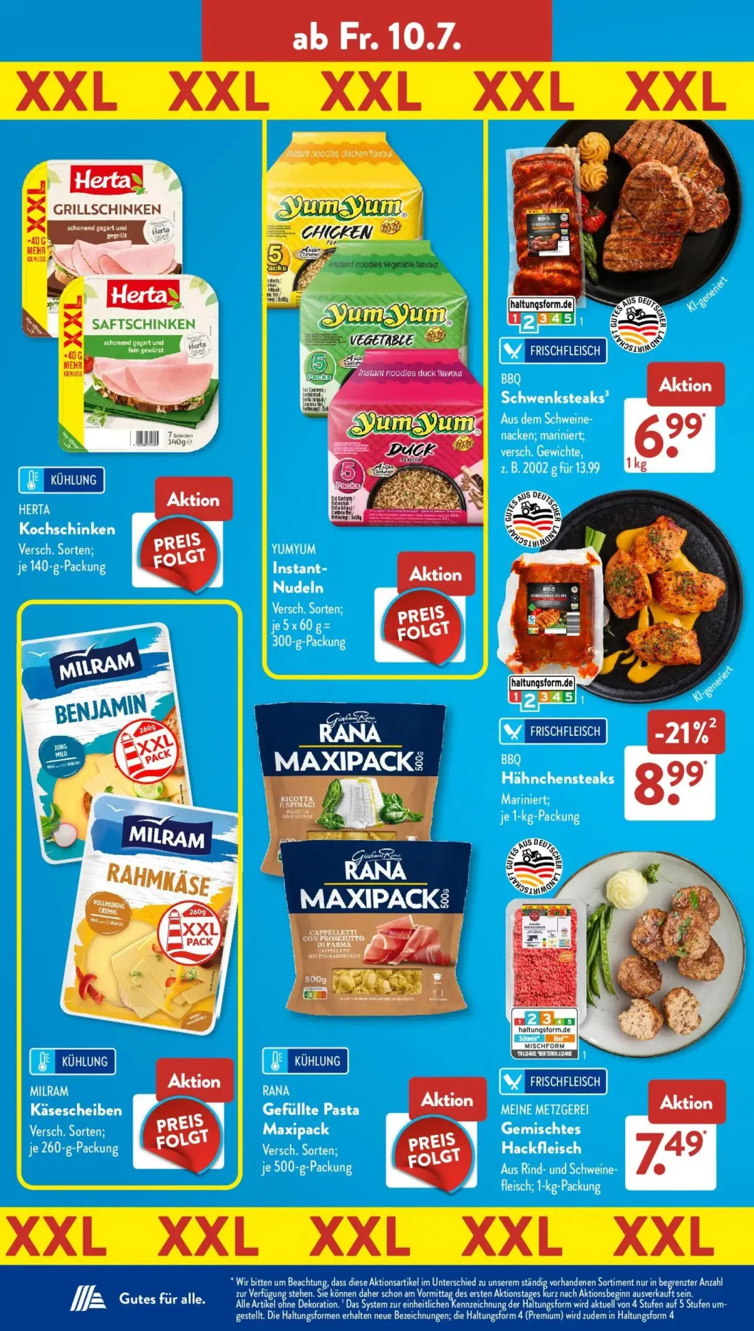 Aldi Süd Prospekt, Seite 15 von 24 — BBQ Schwenksteaks³, BBQ Hähnchensteaks