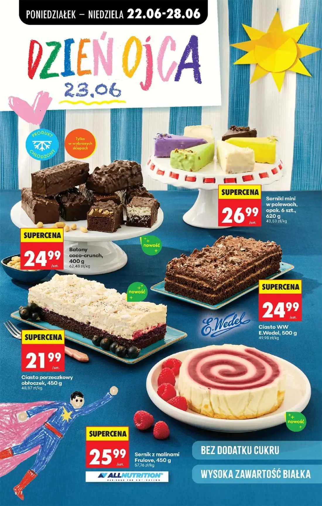 Biedronka gazetka, strona 6 z 96 — Batony coco-crunch, Serniki mini w polewach, opak., Ciasto porzeczkowy obłoczek