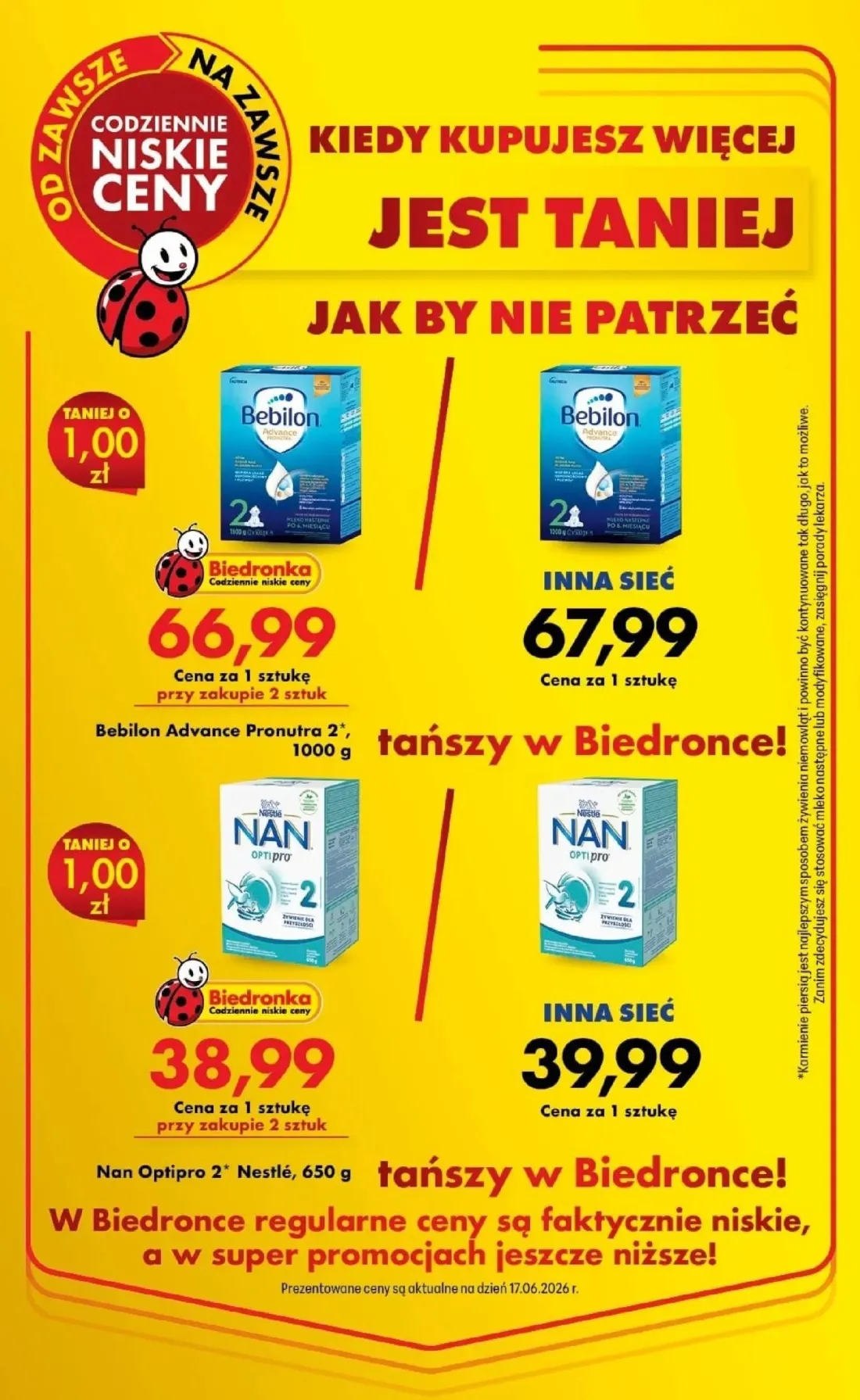 Biedronka gazetka, strona 24 z 96 — Bebilon Advance Pronutra 2, Nan Optipro 2 Nestlé
