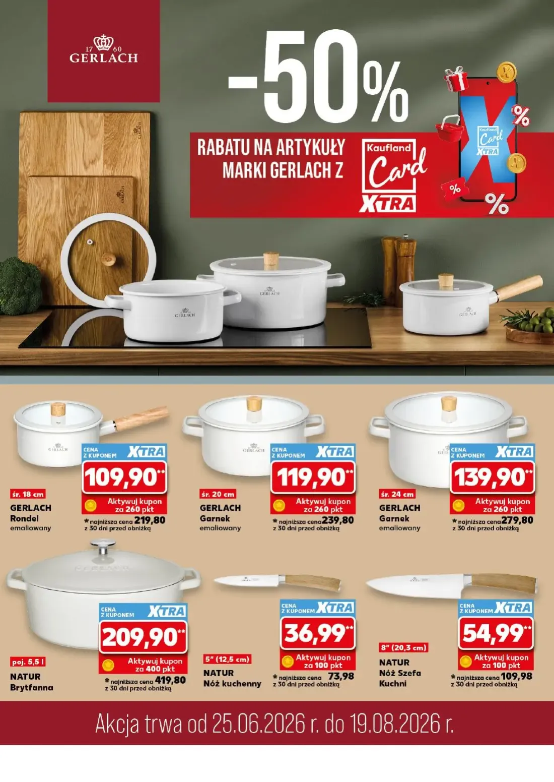 Kaufland gazetka, strona 12 z 18 — GERLACH Garnek emaliowany, GERLACH Rondel emaliowany