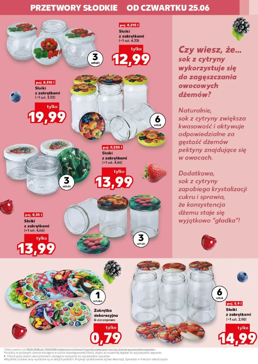 Kaufland gazetka, strona 3 z 22 — Słoiki z zakrętkami, Słoiki z zakrętkami, Słoiki z zakrętkami