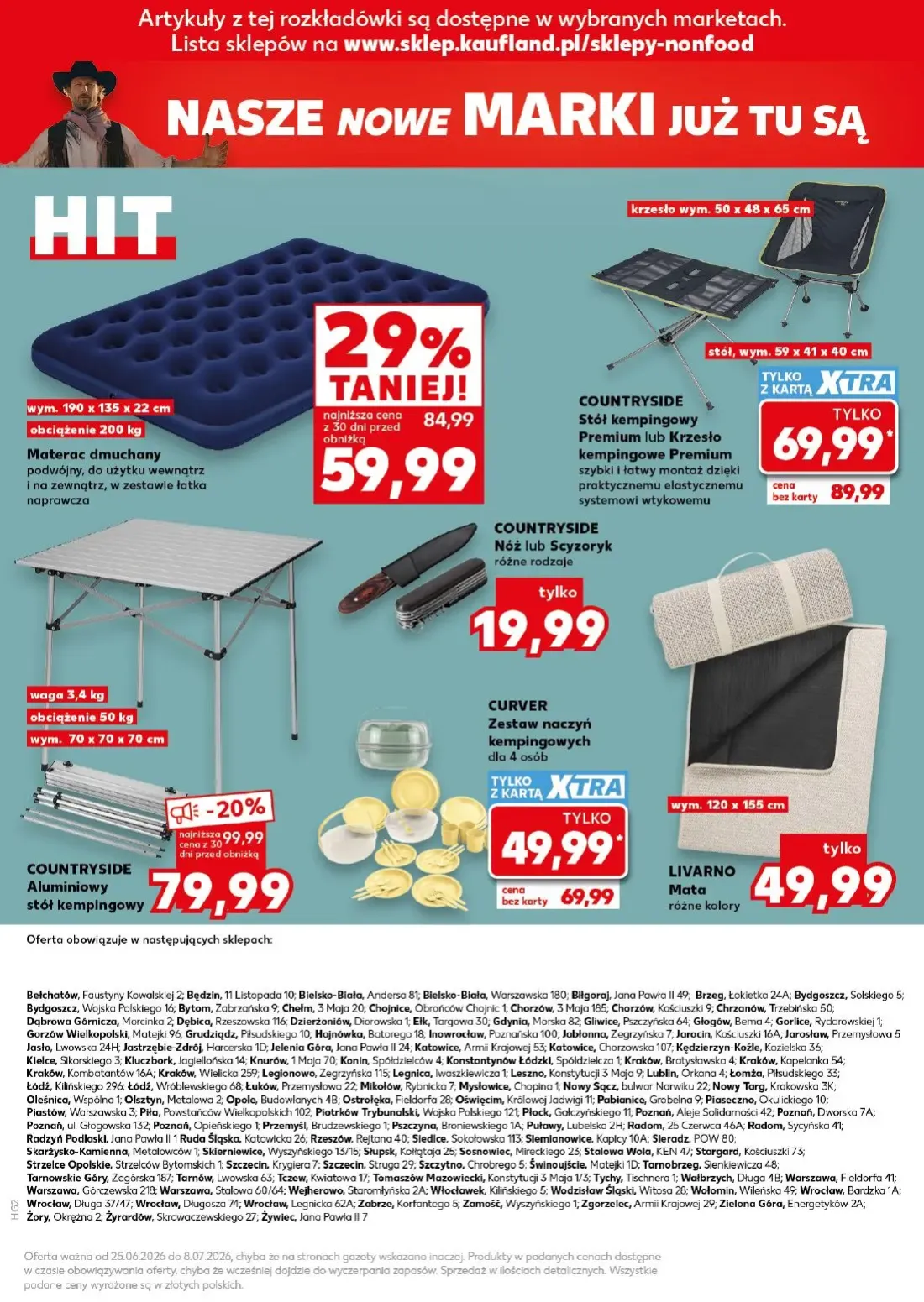 Kaufland gazetka, strona 17 z 18 — Stół kempingowy Premium lub Krzesło kempingowe Premium, Zestaw naczyń kempingowych