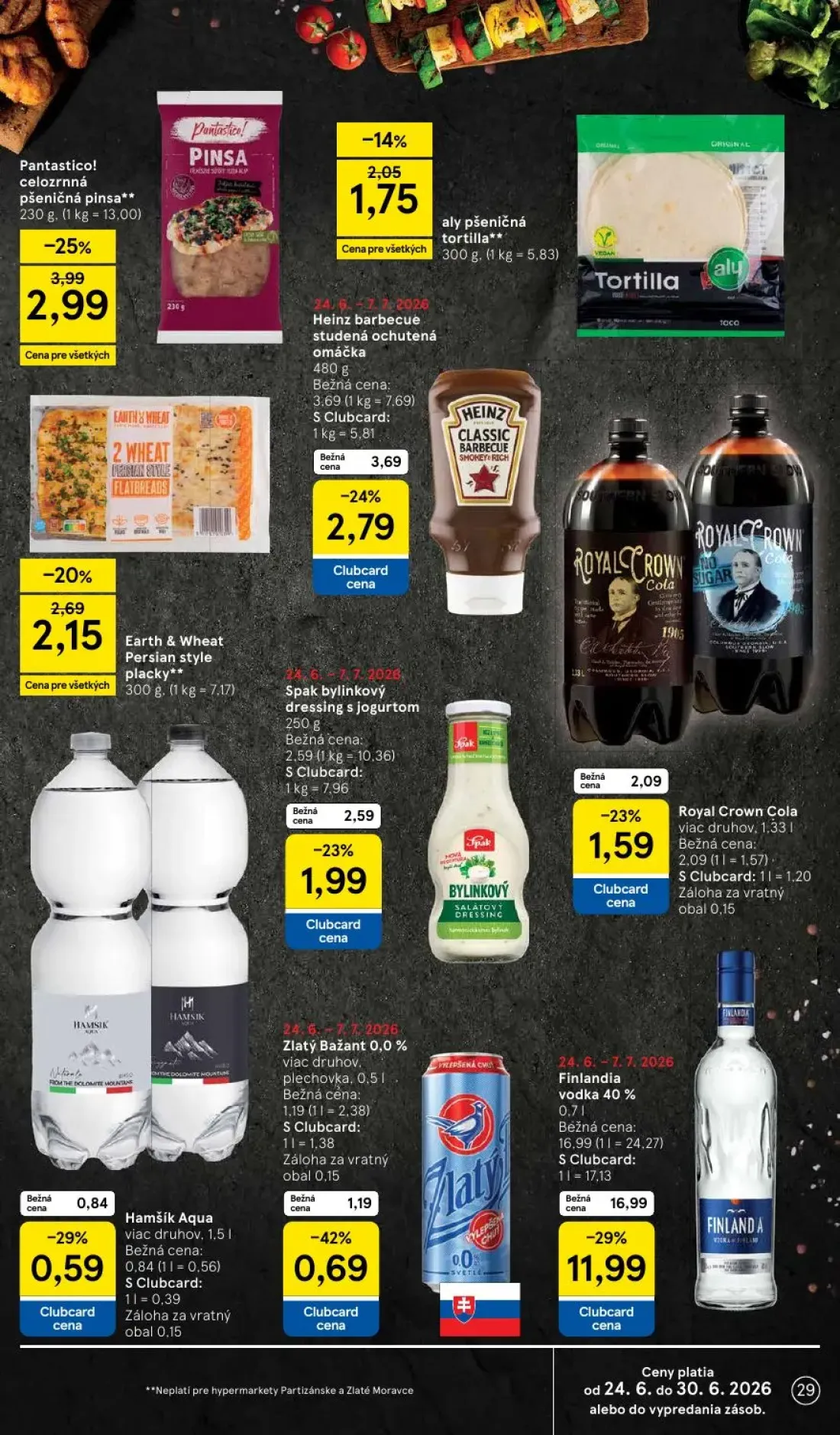 Tesco leták, strana 29 z 51 — Zlatý Bažant 0,0% viac druhov, plechovka