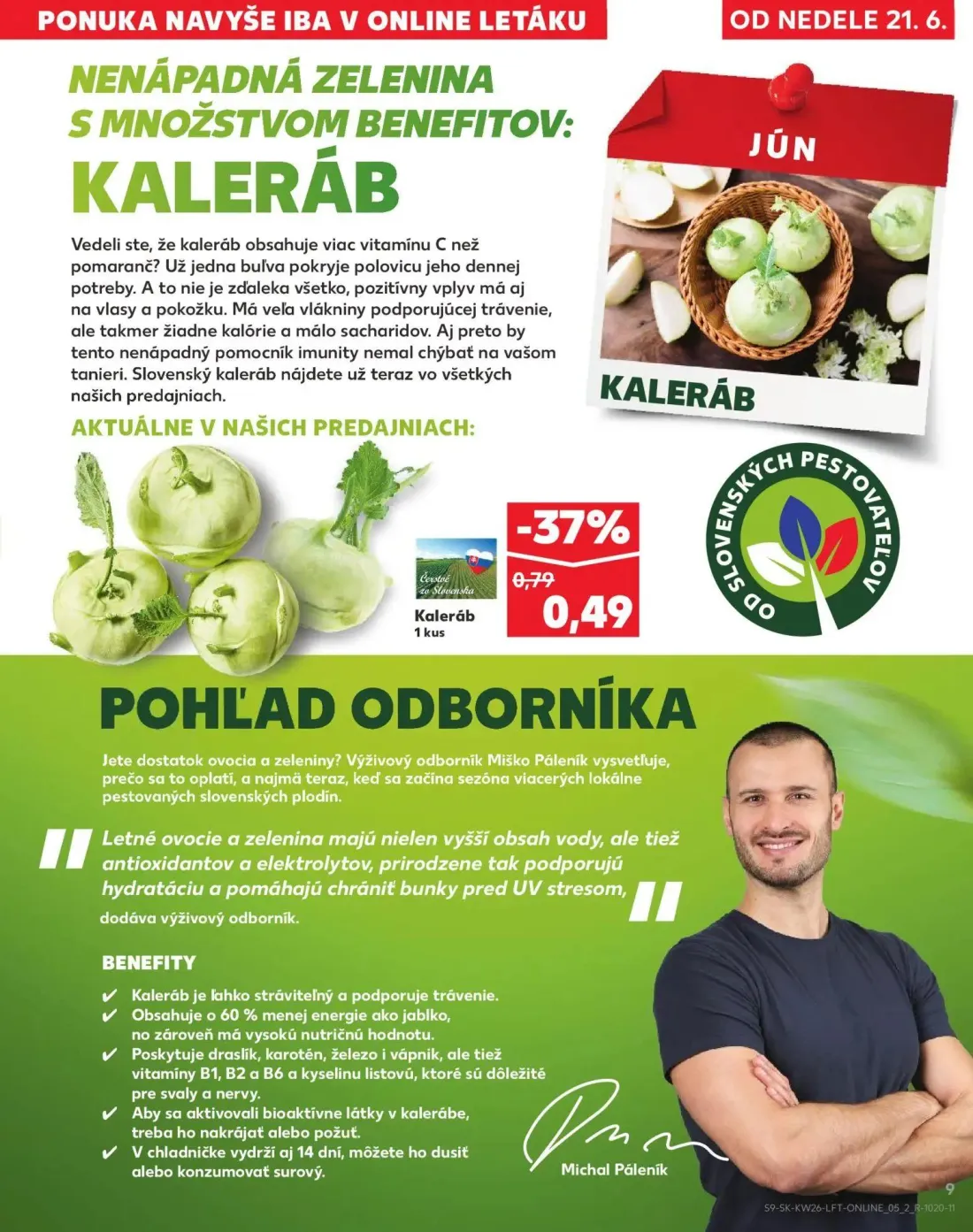 Kaufland leták, strana 9 z 84 — Kaleráb